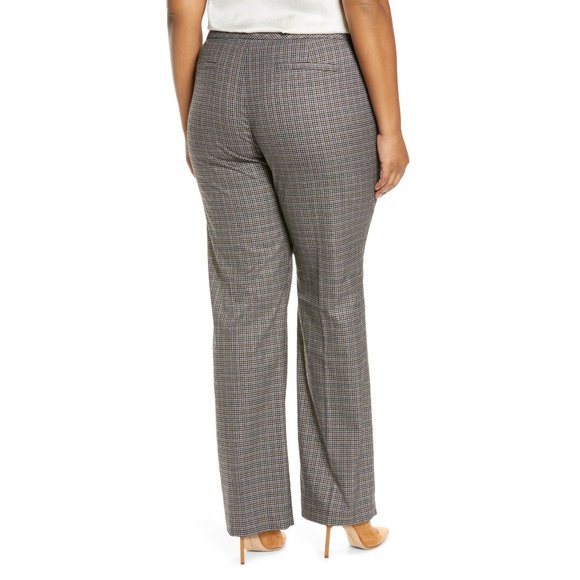 NWT Plus Size 24 Halogen Stovepipe Striped Pants - Picture 3 of 5